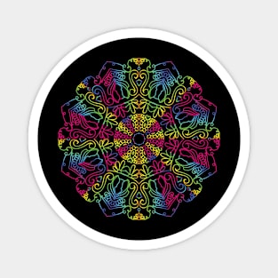 Mandala Rainbow 02595 Magnet